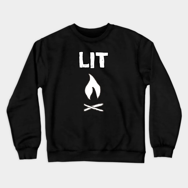 Lit Crewneck Sweatshirt by WEBBiTOUTDOORS